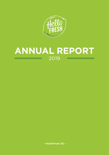 Thumbnail HelloFresh Annual Report 2019