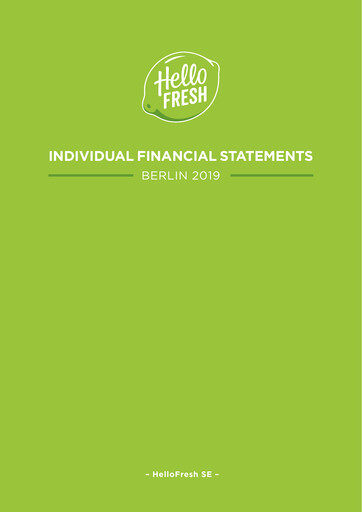 Thumbnail HelloFresh Financial Statement 2019