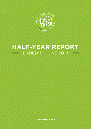 Thumbnail HelloFresh Half-year Report 2018-h1