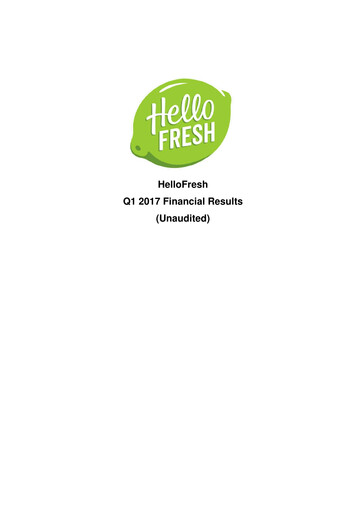 Thumbnail HelloFresh Quarterly Report 2017-q1