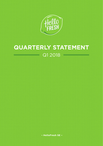 Thumbnail HelloFresh Quarterly Report 2018-q1