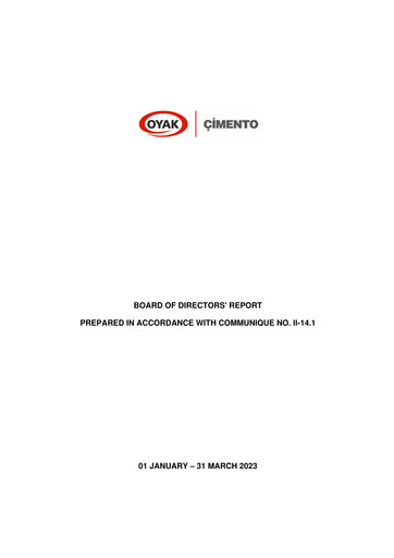 Thumbnail OYAK Çimento Quarterly Report 2023-q1