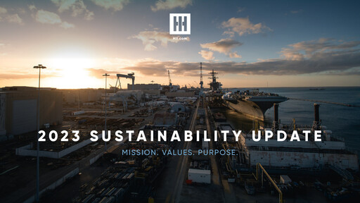Miniature Huntington Ingalls Industries
 Rapport de durabilité 2022