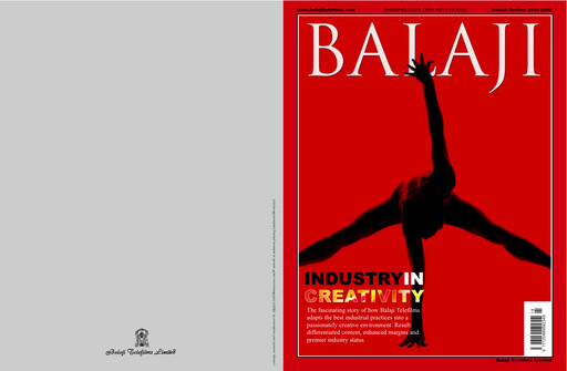 Miniature Balaji Telefilms
 Rapport annuel 2003-2004