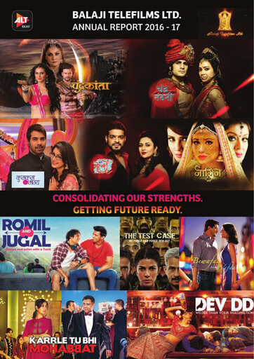 Miniature Balaji Telefilms
 Rapport annuel 2016-2017