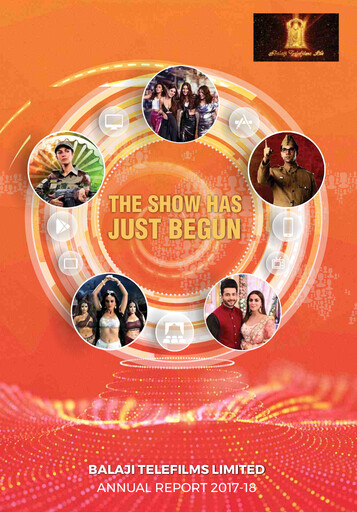 Miniature Balaji Telefilms
 Rapport annuel 2017-2018