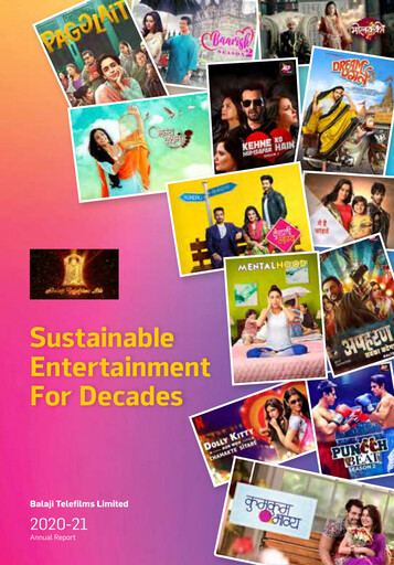 Miniature Balaji Telefilms
 Rapport annuel 2020-2021