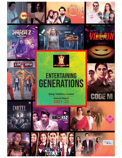 Miniature Balaji Telefilms
 Rapport annuel 2021-2022