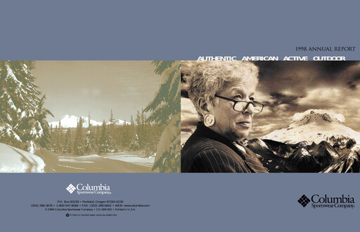 Vorschaubild Columbia Sportswear
 Jahresbericht 1998