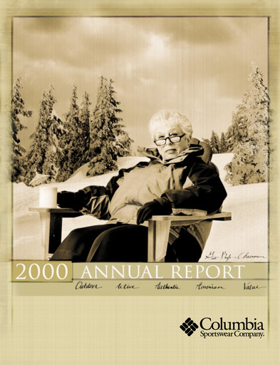 Vorschaubild Columbia Sportswear
 Jahresbericht 2000