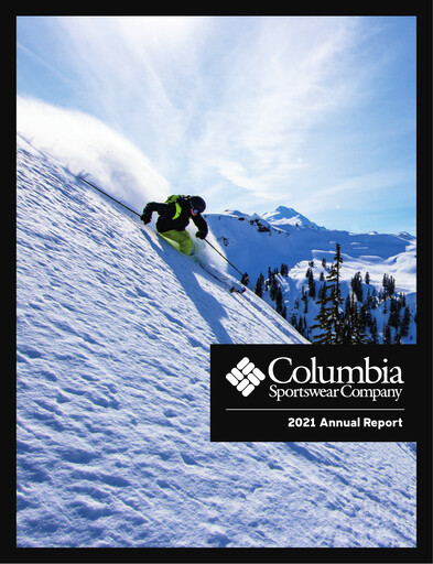 Vorschaubild Columbia Sportswear
 Jahresbericht 2021