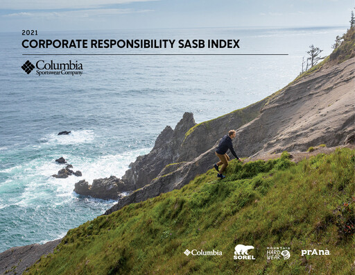 Vorschaubild Columbia Sportswear
 ESG-Bericht 2021