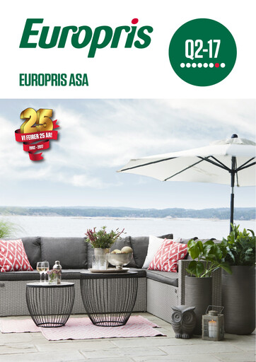 Thumbnail Europris Quarterly Report 2017-q2