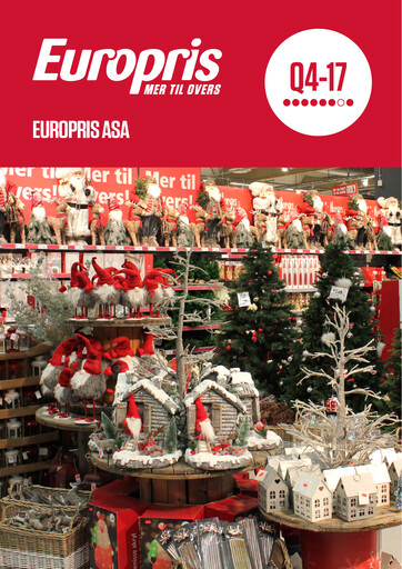 Thumbnail Europris Quarterly Report 2017-q4