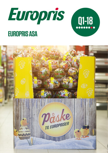 Thumbnail Europris Quarterly Report 2018-q1