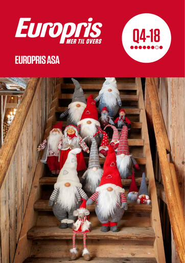 Thumbnail Europris Quarterly Report 2018-q4