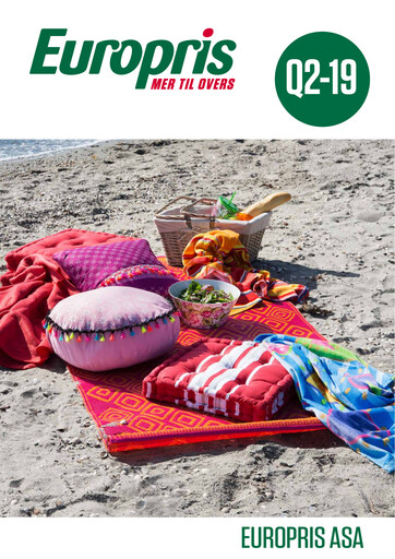 Thumbnail Europris Quarterly Report 2019-q2