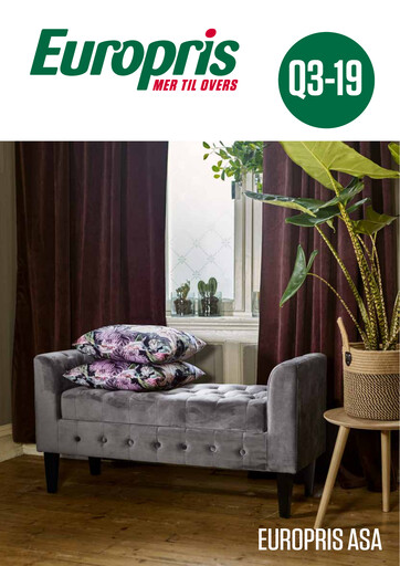 Thumbnail Europris Quarterly Report 2019-q3