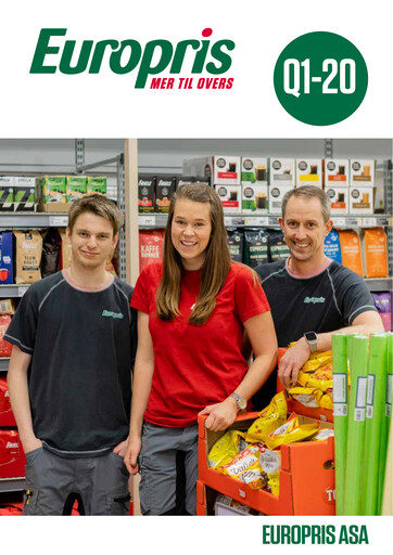 Thumbnail Europris Quarterly Report 2020-q1