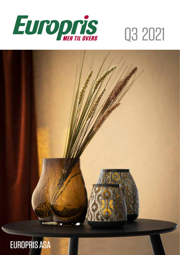 Thumbnail Europris Quarterly Report 2021-q3