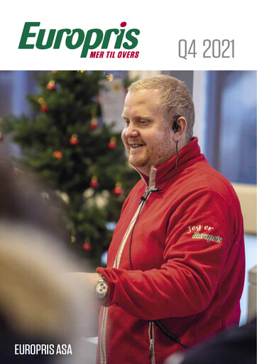 Thumbnail Europris Quarterly Report 2021-q4