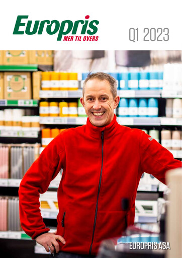 Thumbnail Europris Quarterly Report 2023-q1