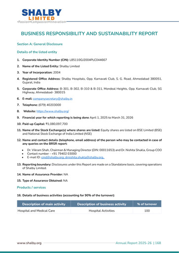 Thumbnail Shalby
 ESG Report 2025-2026