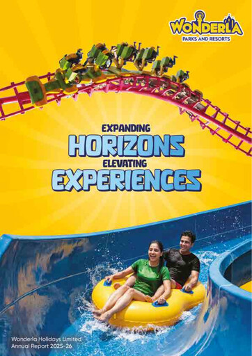 Vorschaubild Wonderla Holidays Jahresbericht 2025-2026