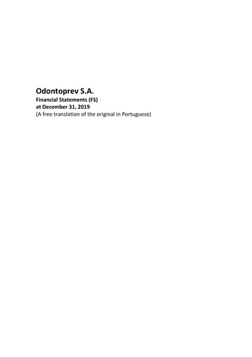 Thumbnail OdontoPrev Financial Statement 2019