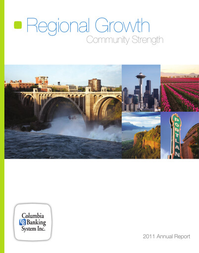 Thumbnail Columbia Banking System Annual Report 2011