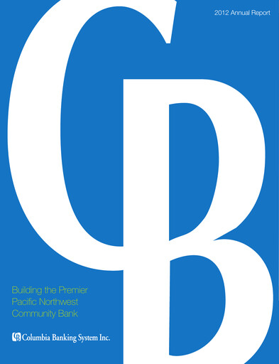 Thumbnail Columbia Banking System Annual Report 2012