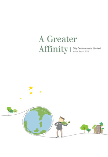 Thumbnail City Developments Annual Report 2008