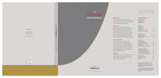 Thumbnail Fresnillo Annual Report 2010