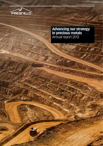 Thumbnail Fresnillo Annual Report 2012