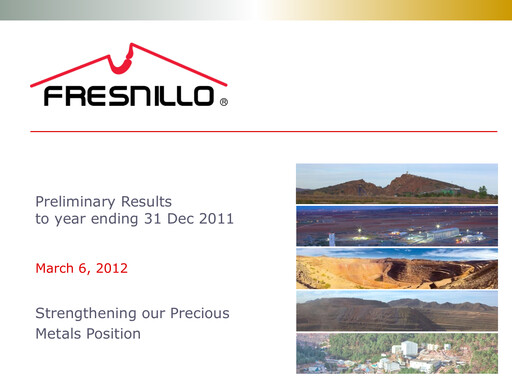 Thumbnail Fresnillo Financial Statement 2011