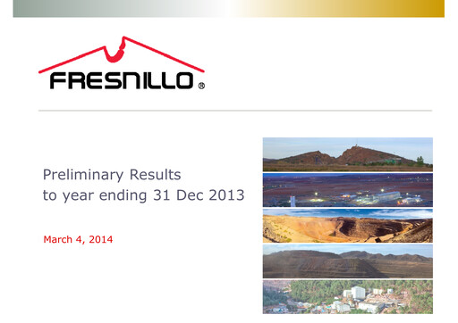 Thumbnail Fresnillo Financial Statement 2013