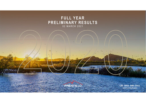 Thumbnail Fresnillo Financial Statement fy2020