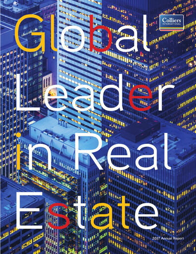 Thumbnail Colliers International Annual Report 2017