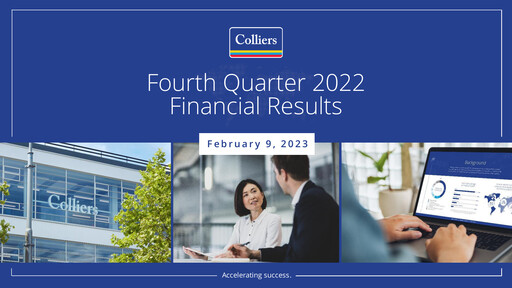 Thumbnail Colliers International Financial Statement 2022