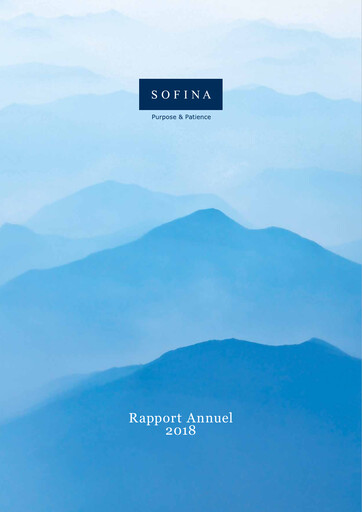 Vorschaubild Sofina
 Jahresbericht 2018