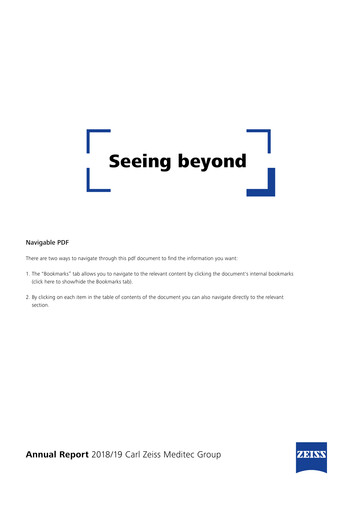 Thumbnail Carl Zeiss Meditec
 Annual Report 2018-2019