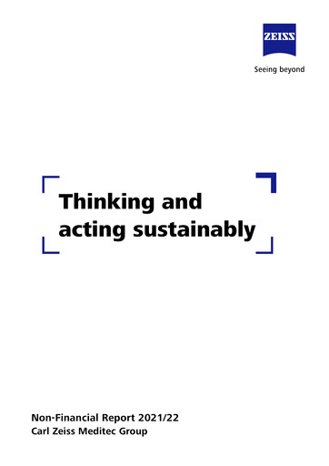 Thumbnail Carl Zeiss Meditec
 ESG Report 2021-2022