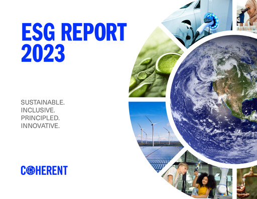 Thumbnail Coherent Corp. ESG Report 2023