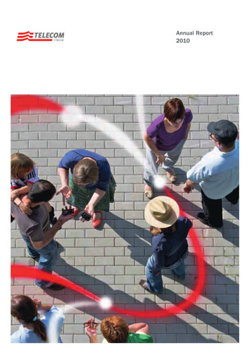 Thumbnail Telecom Italia
 Annual Report 2010
