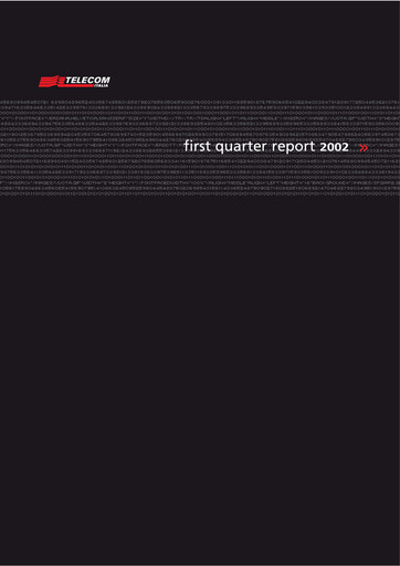 Thumbnail Telecom Italia
 Quarterly Report 2002-q1