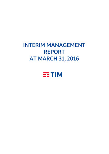 Thumbnail Telecom Italia
 Quarterly Report 2016-q1