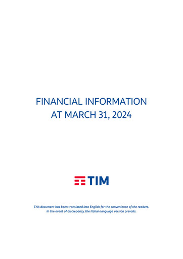 Thumbnail Telecom Italia
 Quarterly Report 2024-q1