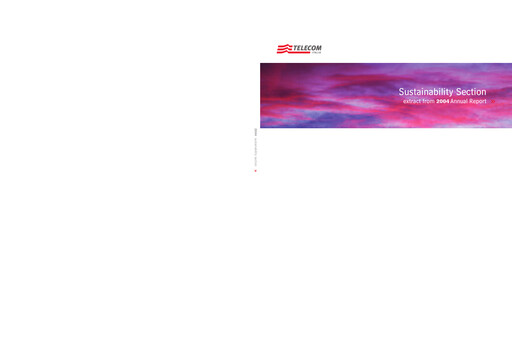 Thumbnail Telecom Italia
 Sustainability Report 2004
