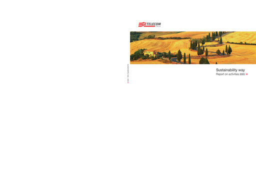 Thumbnail Telecom Italia
 Sustainability Report 2005