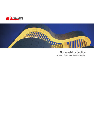 Thumbnail Telecom Italia
 Sustainability Report 2006
